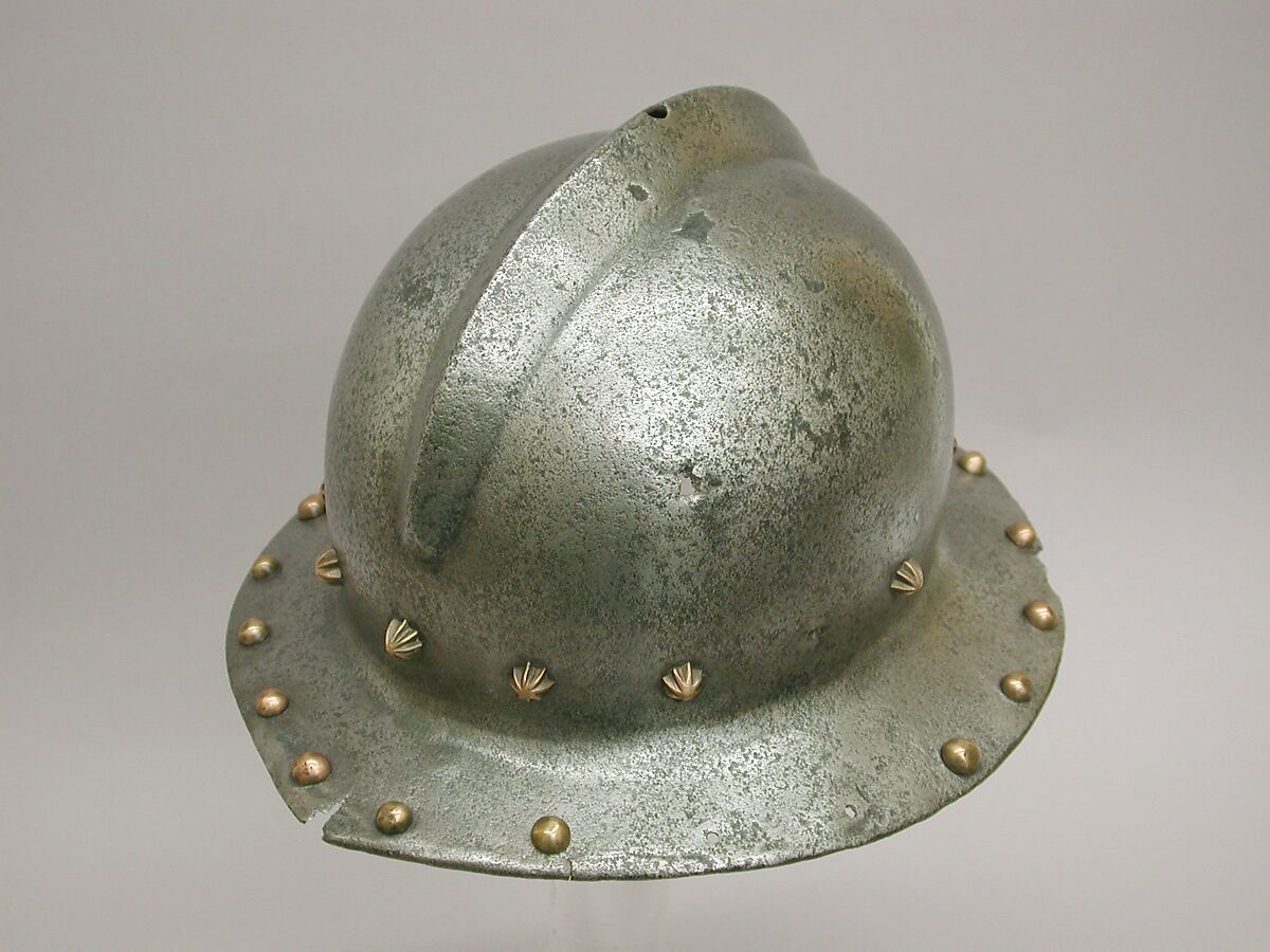 War Hat, Steel, copper alloy, probably Italian 