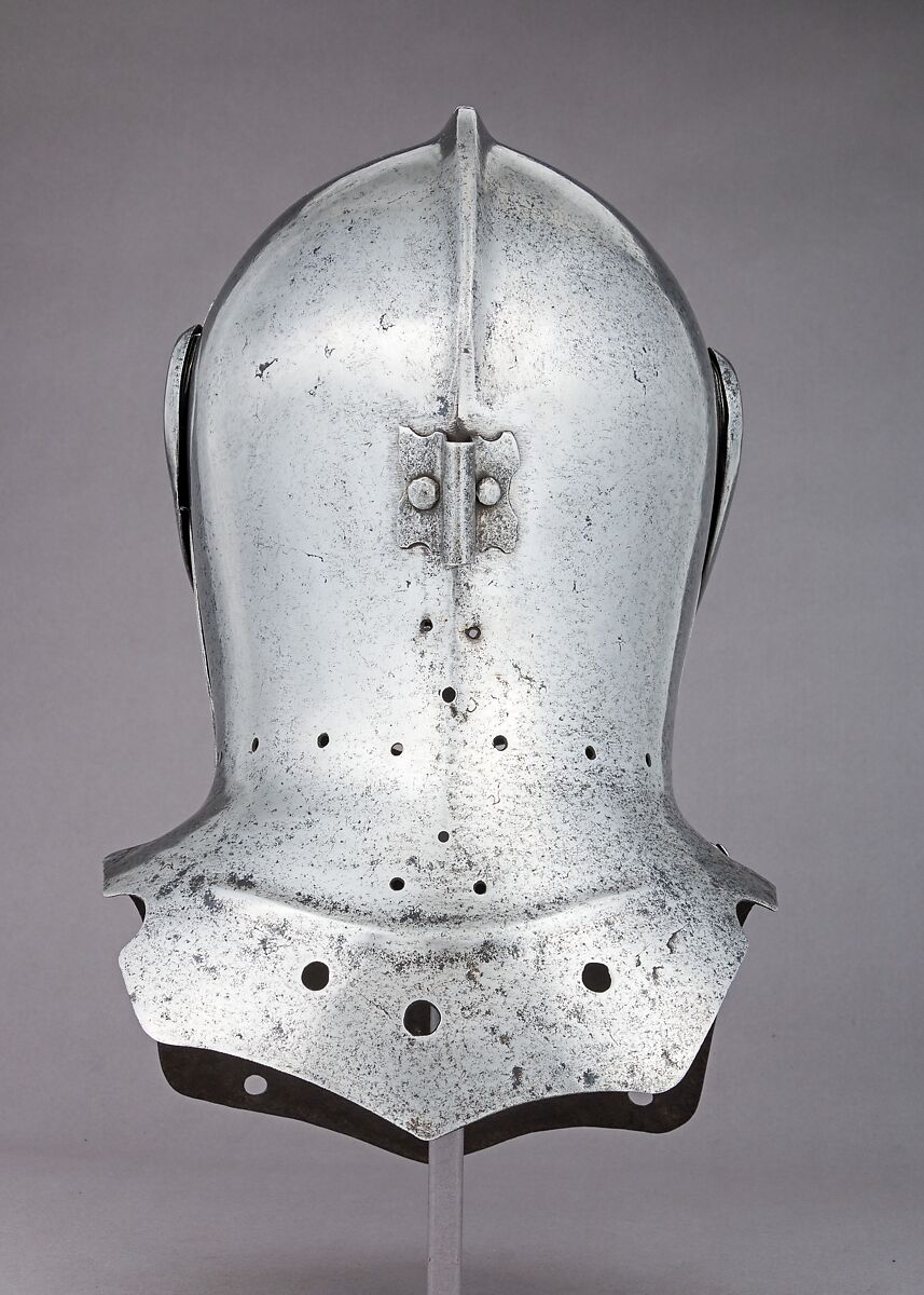 Helm for Foot Combat, Steel, possibly British