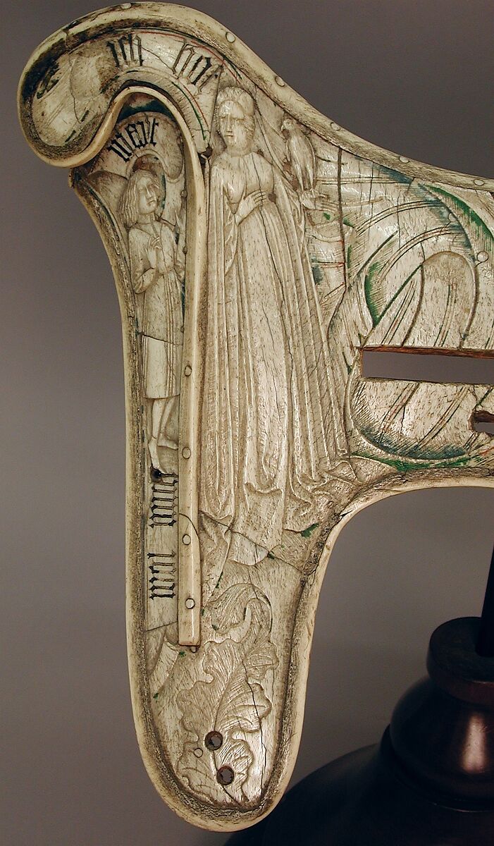 Parade Saddle, Bone, polychromy, wood, birch bark, German or Tyrolean