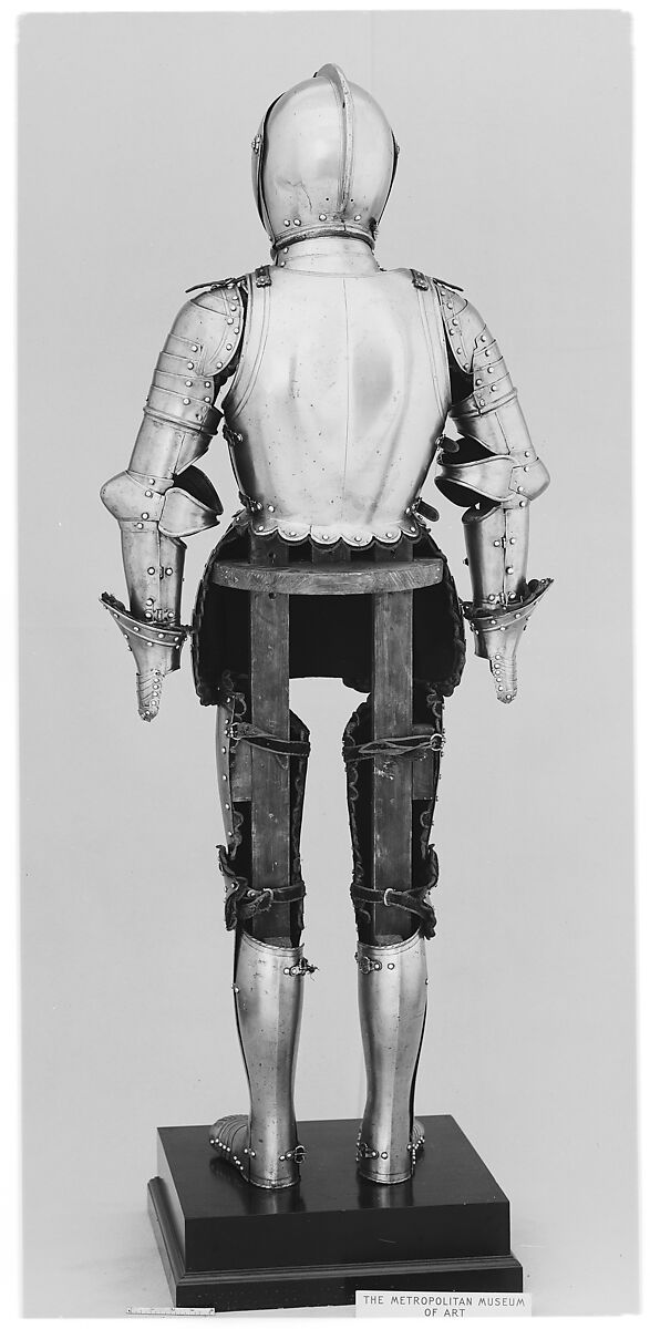 Armor for a Youth, Steel, leather, textile, possibly Italian