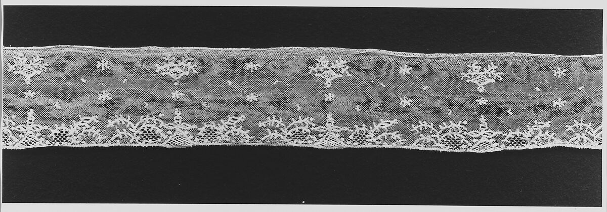 Piece, Bobbin lace, French, Lille 