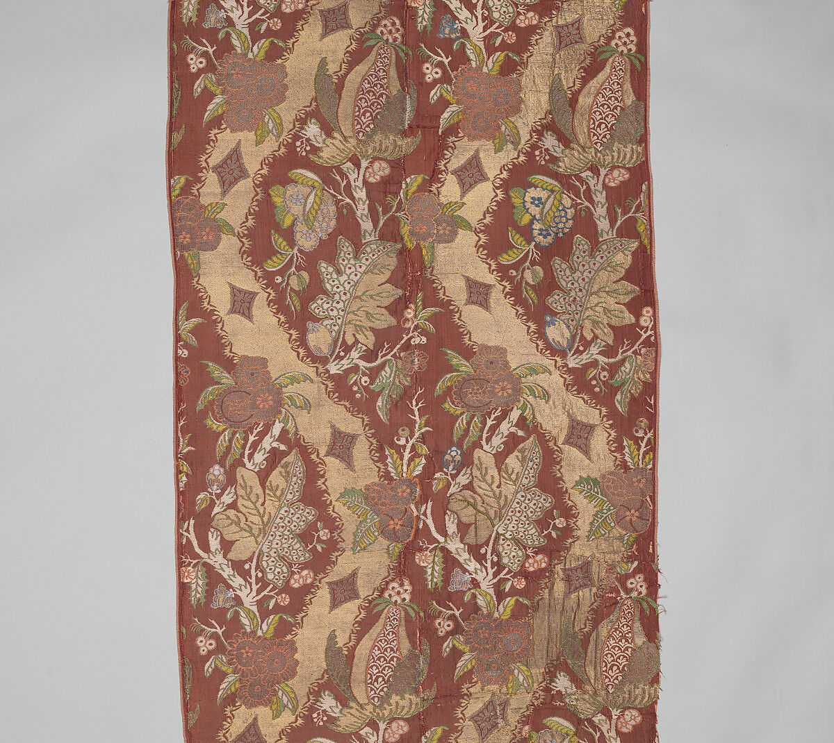 Length, Silk and metal-wrapped thread, Italian, Venice
