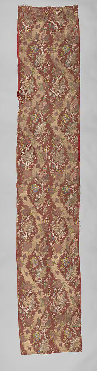 Length, Silk and metal-wrapped thread, Italian, Venice
