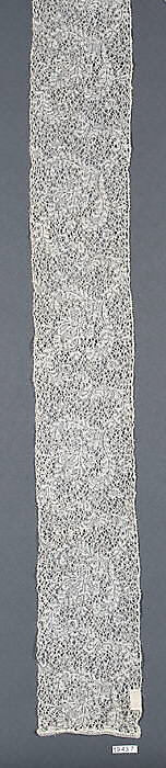 Piece (one of three), Bobbin lace, Flemish 