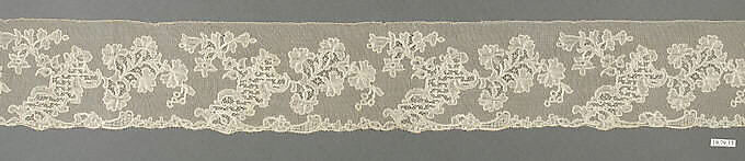 Strip, Bobbin lace, possibly French 