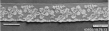 Strip, Bobbin lace, possibly French
