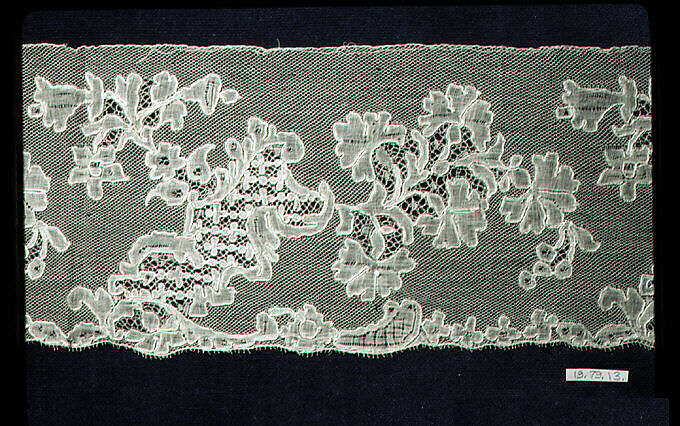 Strip, Bobbin lace, possibly French