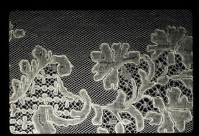 Strip, Bobbin lace, possibly French