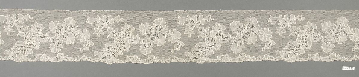 Strip, Bobbin lace, possibly French