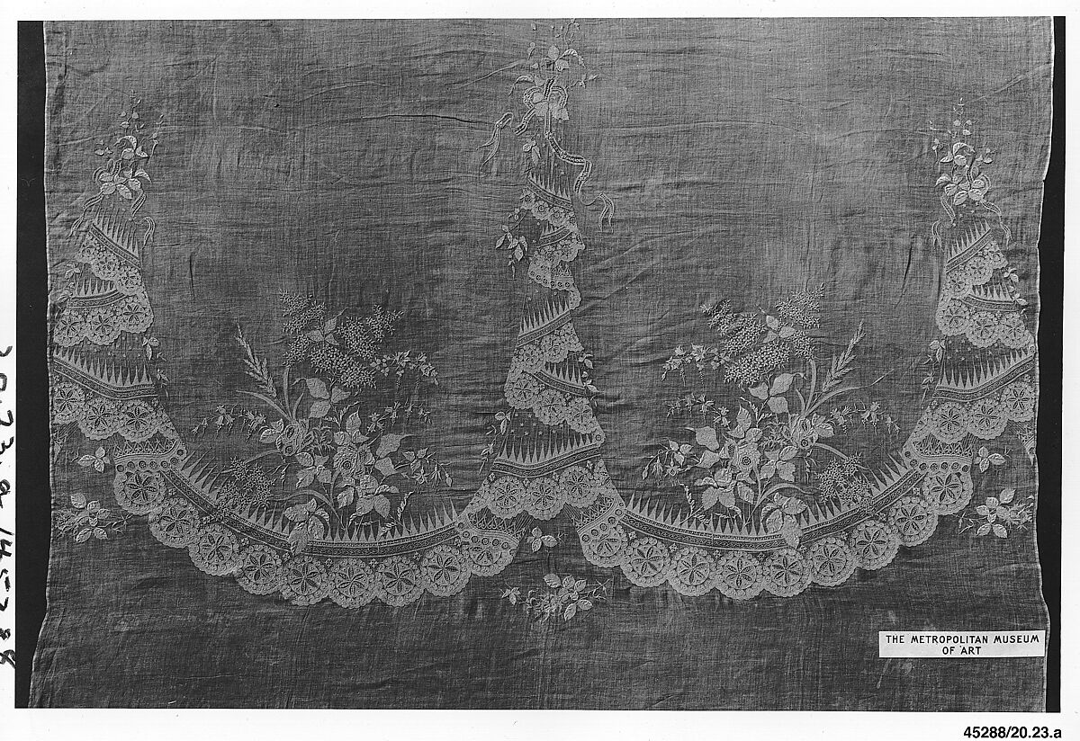 Panel for a skirt, Cotton, French 