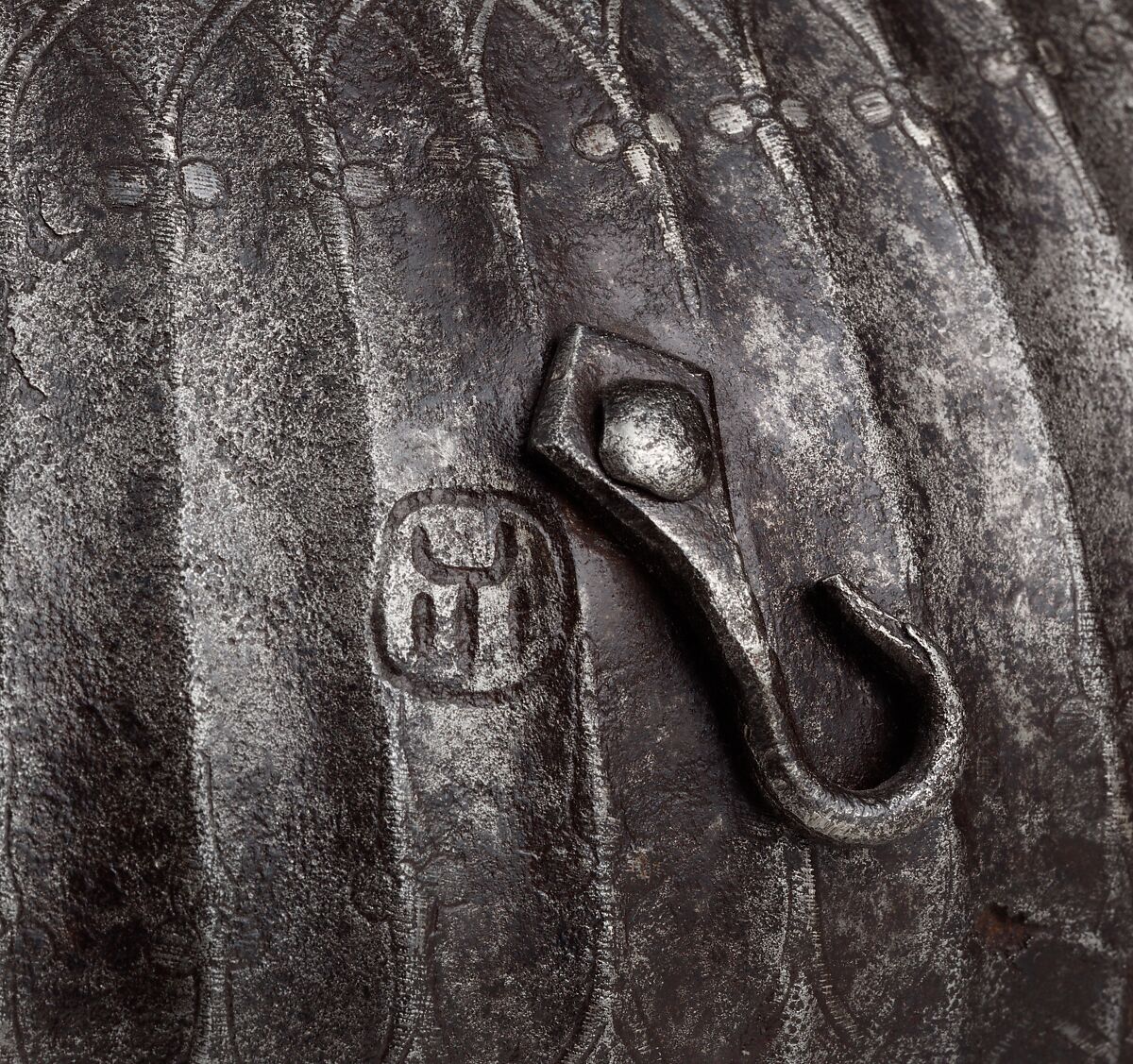 Turban Helmet, Steel, iron, silver, copper alloy, Western Iranian, in the style of Turkman armor