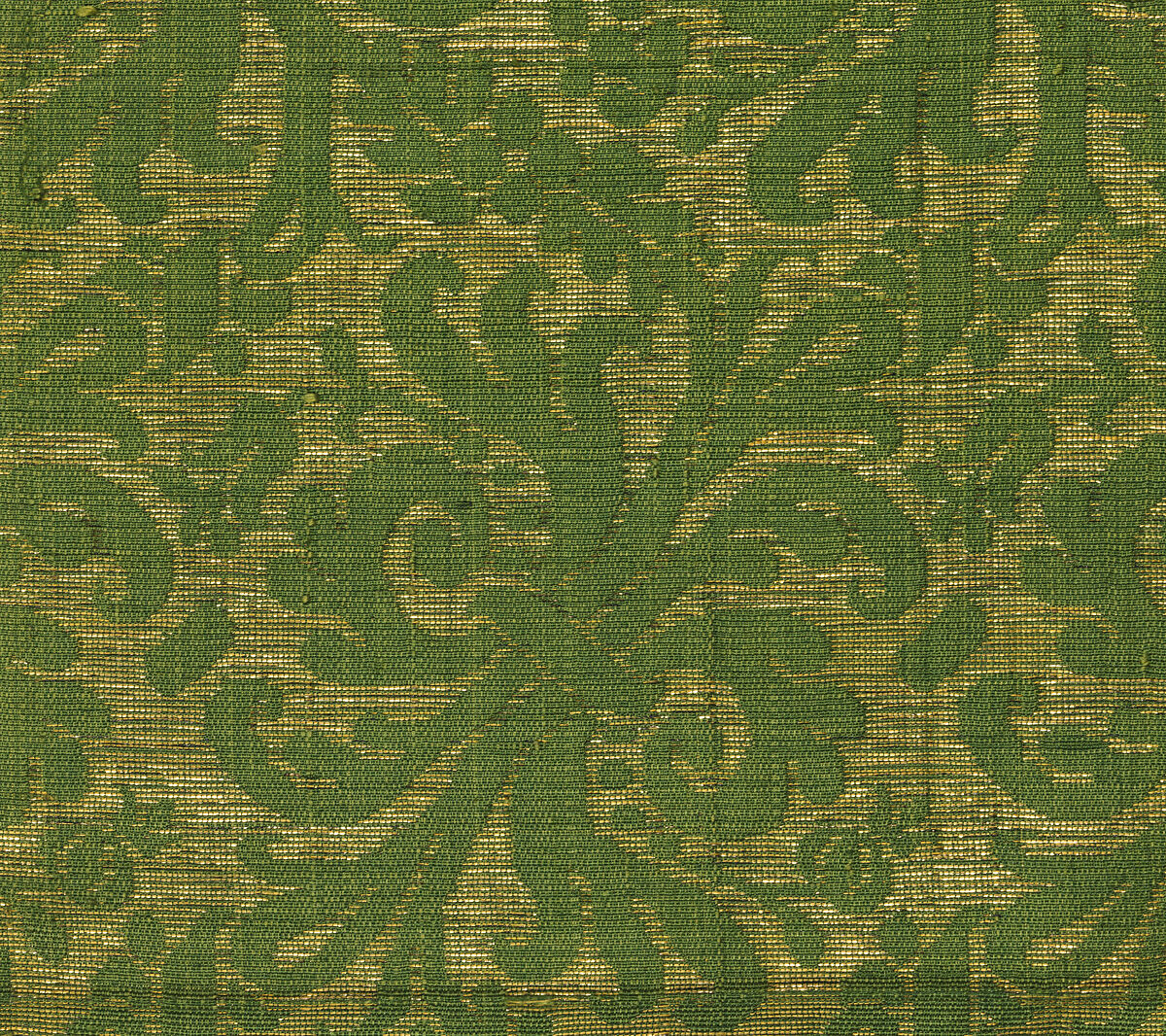 Piece, Silk and metal thread, Italian