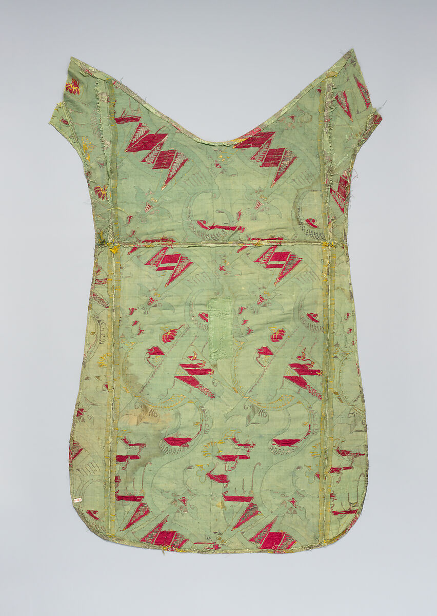 Chasuble back, Silk and metal thread, Italian, Venice