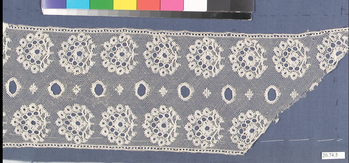 Piece, Bobbin lace, French, Lille