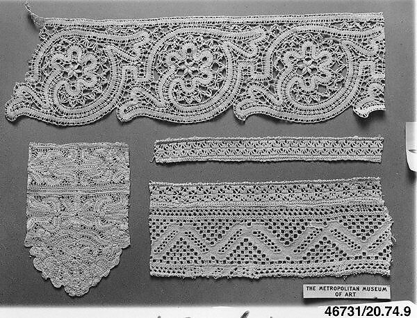Fragment, Bobbin lace, German