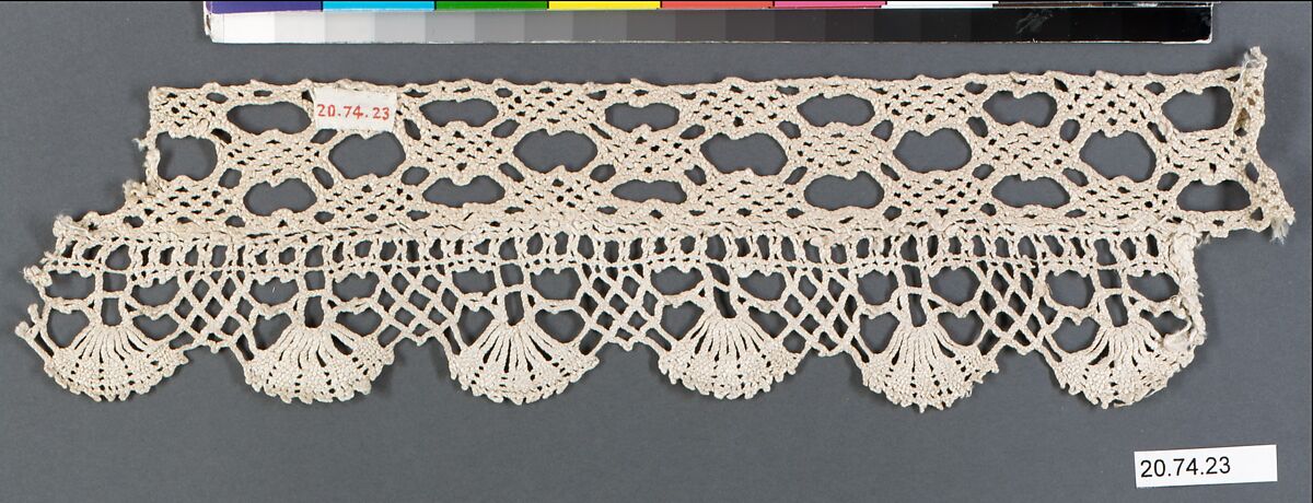 Fragment, Bobbin lace, Italian