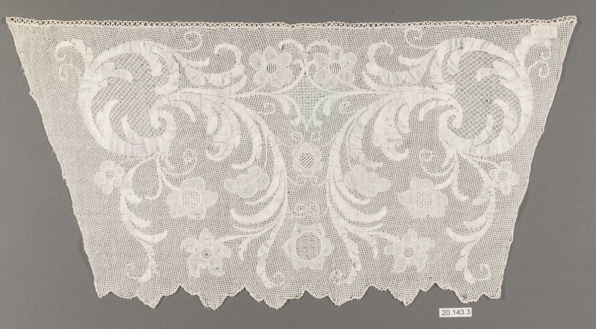 Cuffs (one of a pair), Drawnwork, Italian 