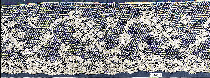 Fragment, Bobbin lace, Spanish 