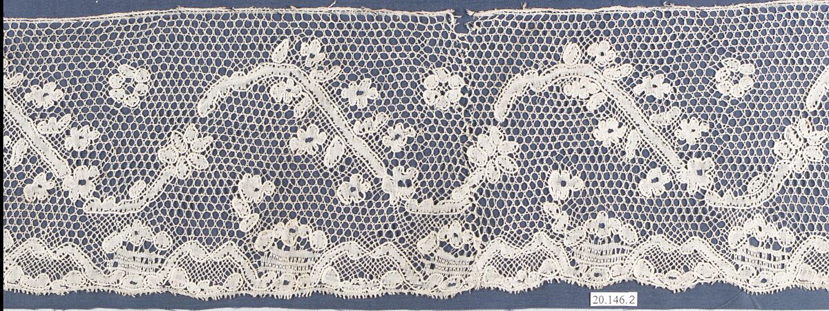 Fragment, Bobbin lace, Spanish