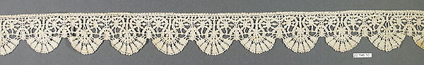 Strip, Bobbin lace, Italian, Genoa