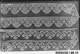 Strip, Bobbin lace, Italian, Genoa 