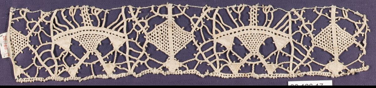 Strip, Needle lace, Italian