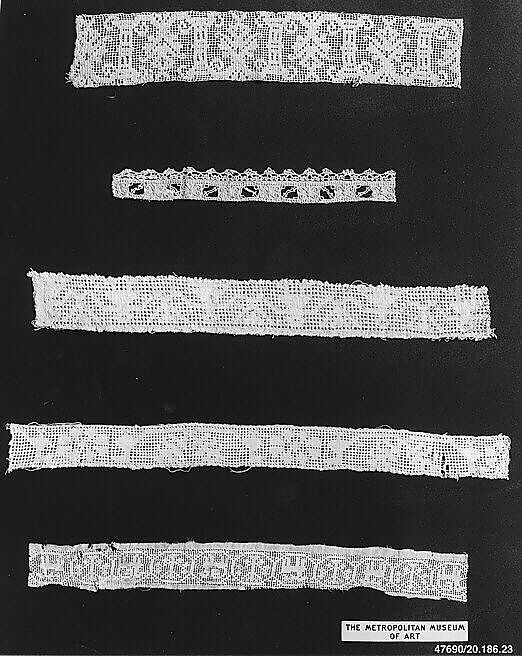 Strip, Cutwork, Italian