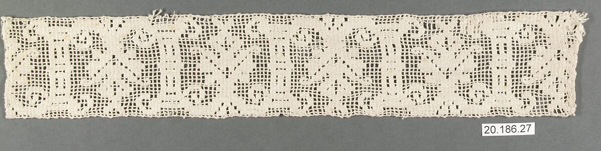 Insertion, Bobbin lace, buratto, punto à rammendo, Italian