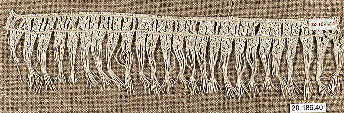 Edging, Macramé, Italian 