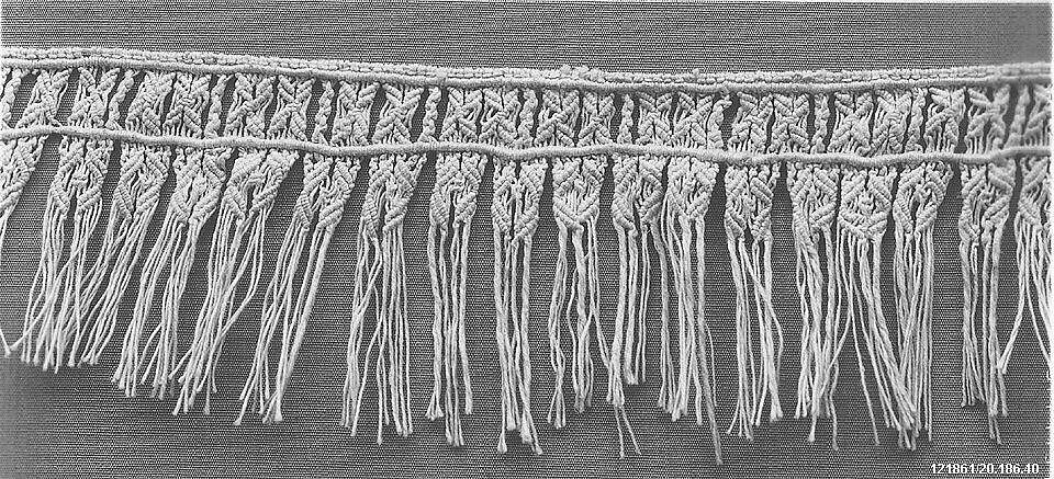 Edging, Macramé, Italian