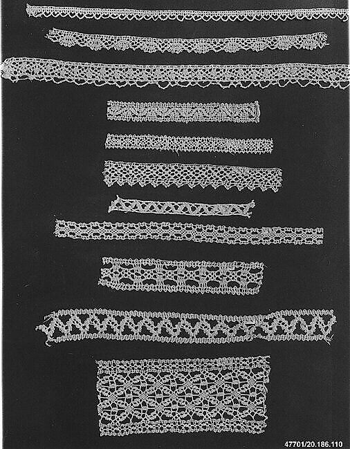 Strip, Bobbin lace, Italian