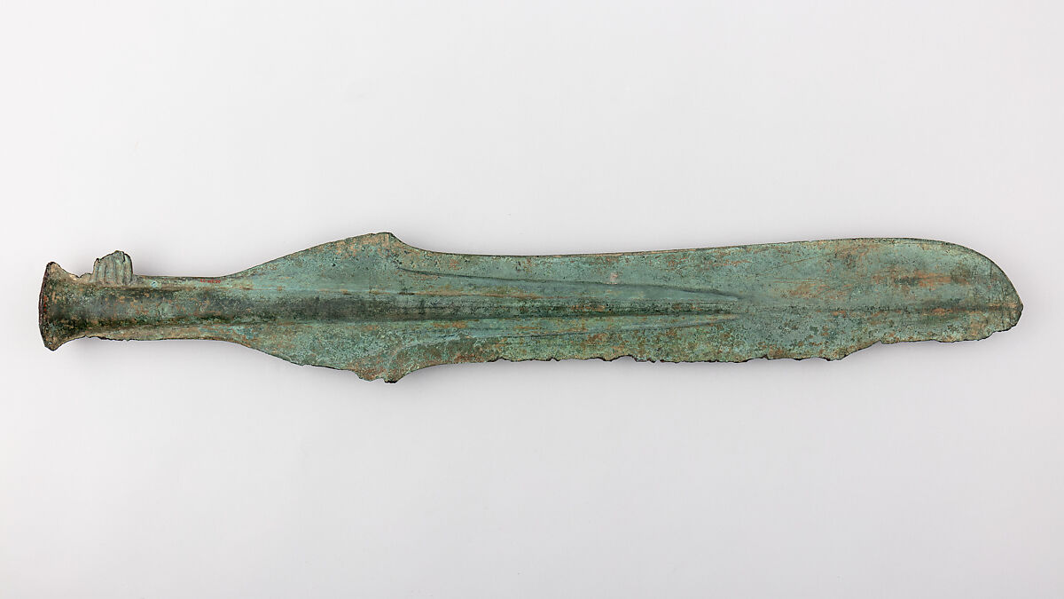 Ceremonial Spearhead (<i>Tsukushi Boko</i>), Bronze, Japanese