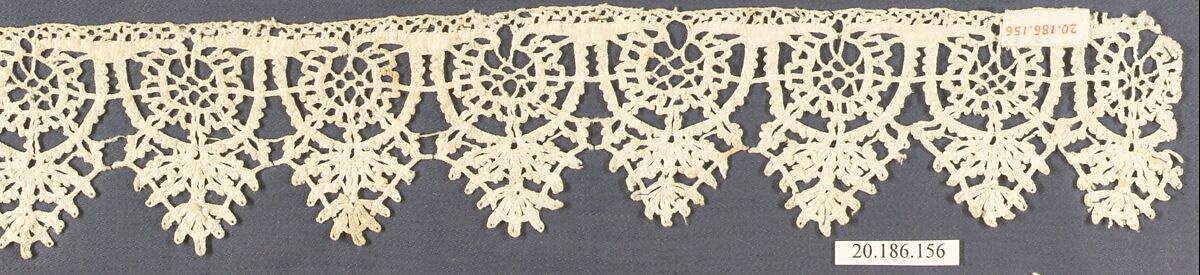 Edging, Bobbin lace, Italian, Genoa