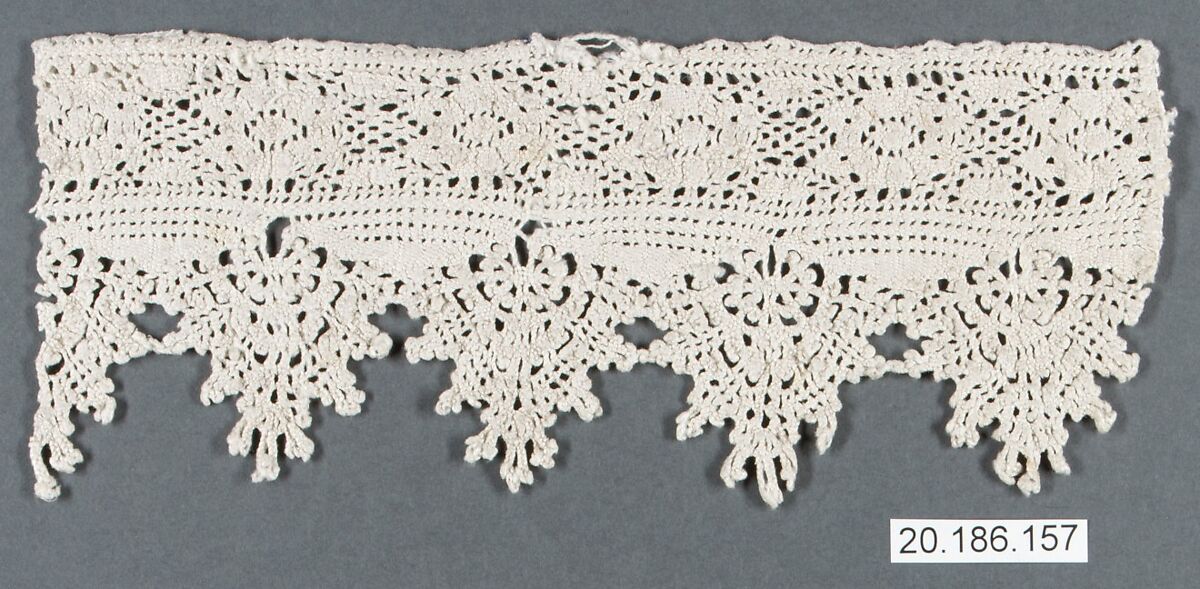 Edging, Bobbin lace, Italian, Abruzzi