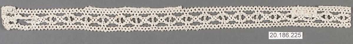Insertion, Bobbin lace, Italian, Venice