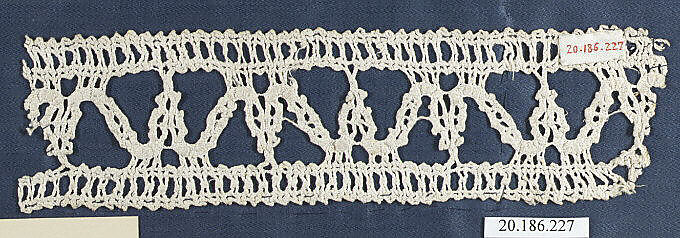 Insertion, Bobbin lace, Italian, Venice 