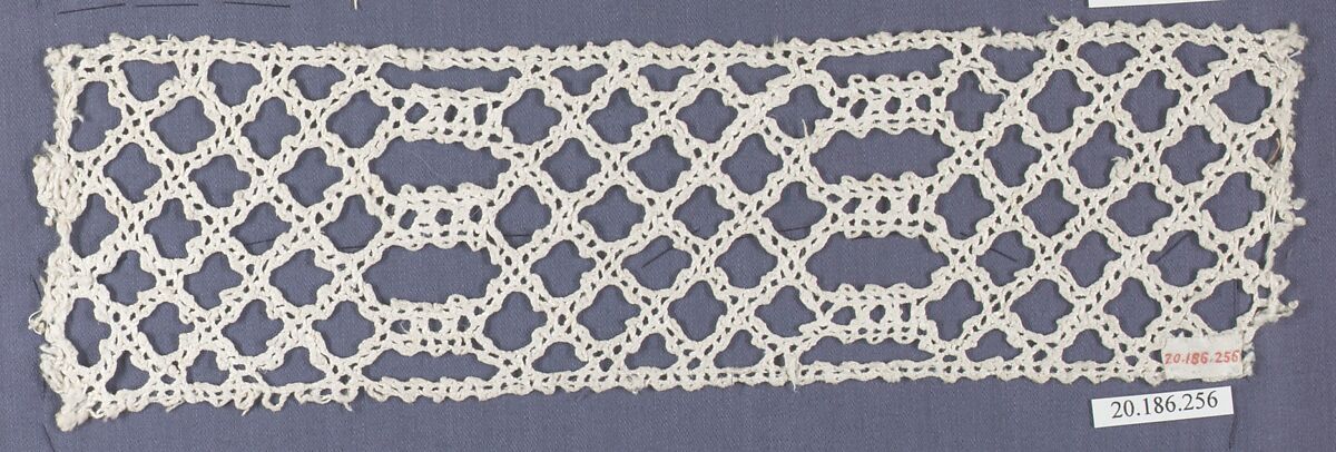 Insertion, Bobbin lace, Italian, Venice
