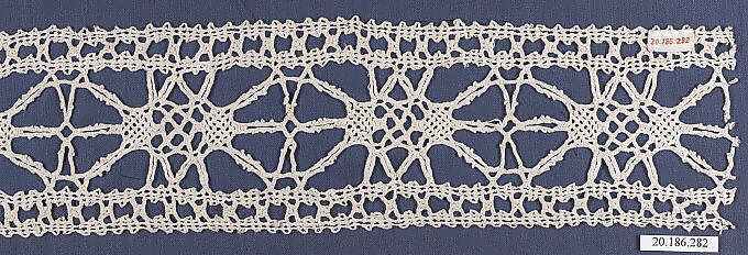 Insertion, Bobbin lace, Italian, Venice 