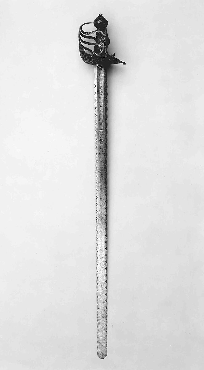 Basket-hilted Sword, Blade by Johannes Wundes the Younger (Germany, Solingen, active mid-17th century), Steel, wood, silver, hilt, British; blade, German