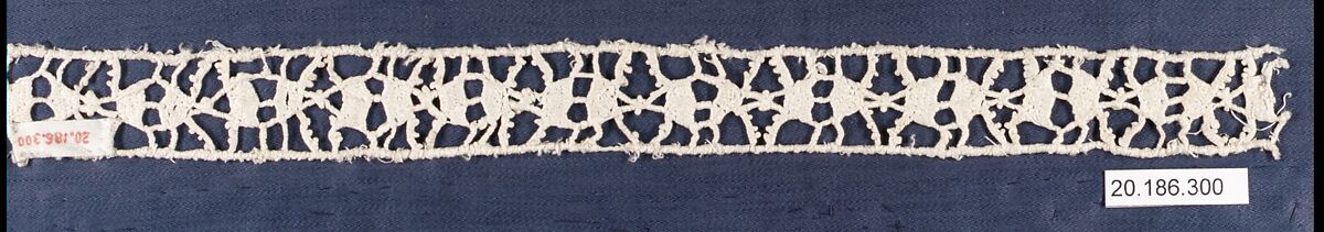 Insertion, Needle lace, punto in aria, Italian