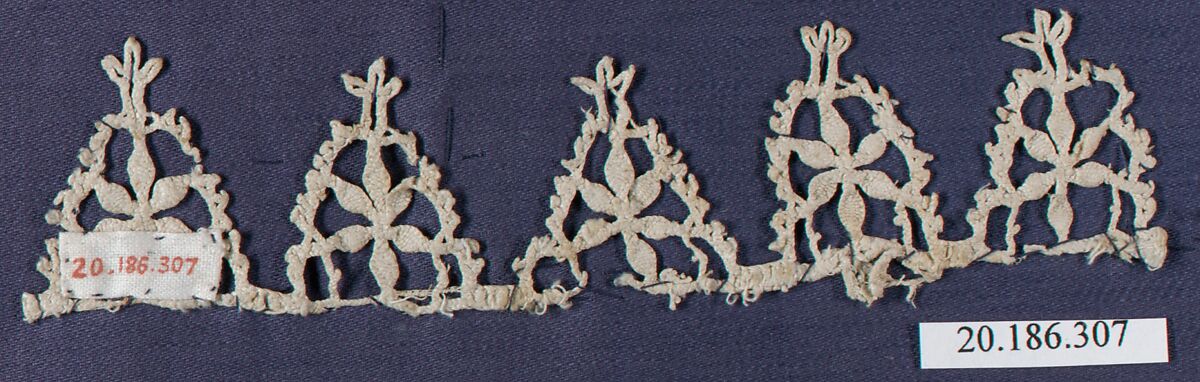 Edging, Bobbin lace, Italian, Genoa