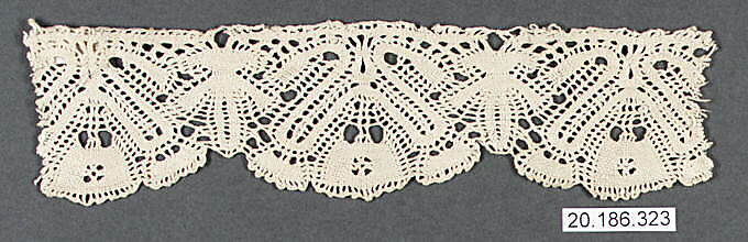 Edging, Bobbin lace, Italian, Abruzzi 