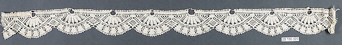 Edging, Bobbin lace, Italian, Abruzzi 