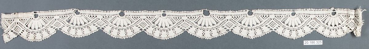 Edging, Bobbin lace, Italian, Abruzzi