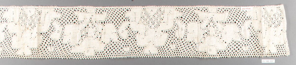 Edging, Bobbin lace, Italian, Abruzzi 