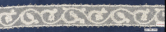 Strip, Bobbin lace, Italian, Milan 