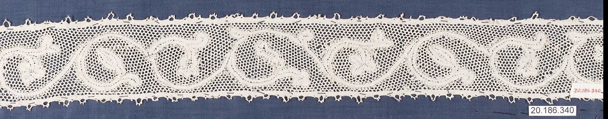 Strip, Bobbin lace, Italian, Milan