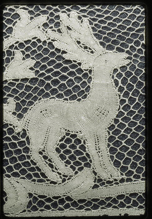 Border, Bobbin lace, Italian, Genoa