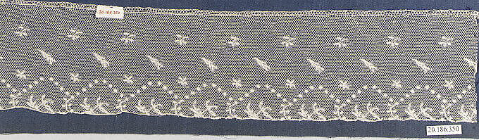 Edging, Bobbin lace, French or Flemish