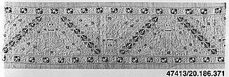 Altar cloth, Linen, cutwork, Italian, Venice